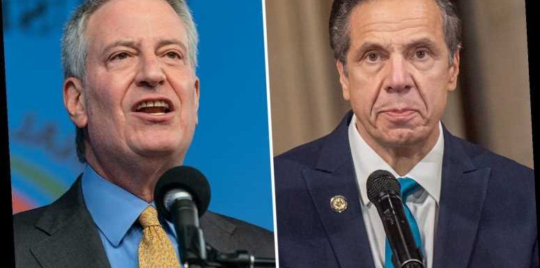 Cuomo is ripped for 'bullying' by NYC Mayor Bill de Blasio after 'belittling phone calls uncovered'