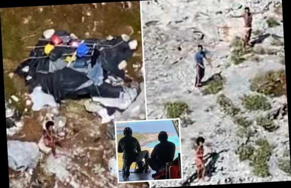 Three castaways who survived on deserted Bahamas island for 33 days by eating COCONUTS are finally rescued