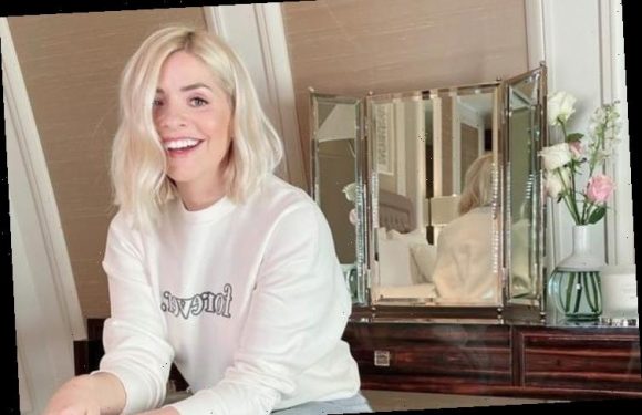 Holly Willoughby shares rare glimpse of her stylish bedroom at home with antique dressing table and pristine white bed