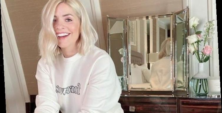 Holly Willoughby shares rare glimpse of her stylish bedroom at home with antique dressing table and pristine white bed