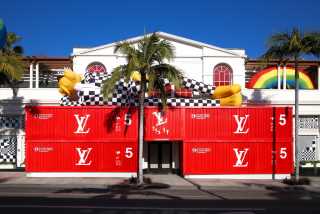 Spring Looks and $100K Shipping Containers at Louis Vuitton Men’s Pop-up