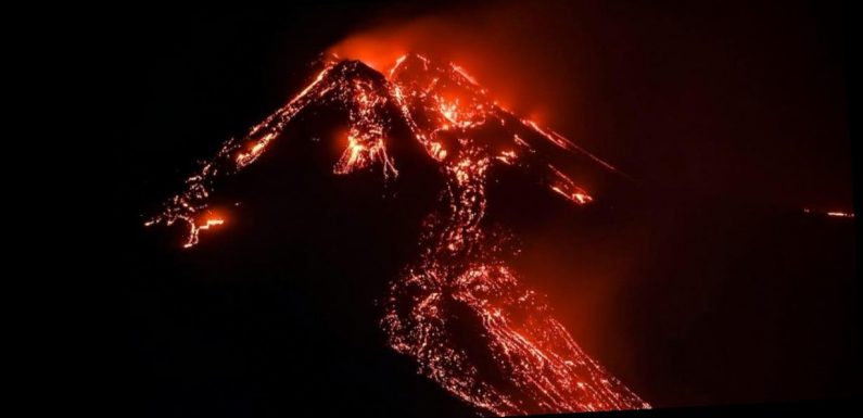 Incredible photos show the dramatic eruption of Mount Etna, Europe's most active volcano