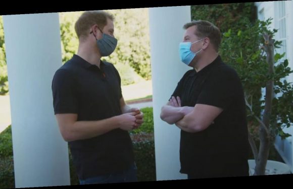 Prince Harry Visits the 'Fresh Prince' House With James Corden: Watch!