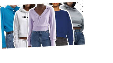 11 cropped jumpers, sweatshirts and hoodies to suit everyone