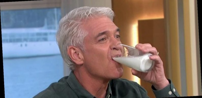 This Morning viewers sickened as Phillip Schofield drinks horse milk live on air