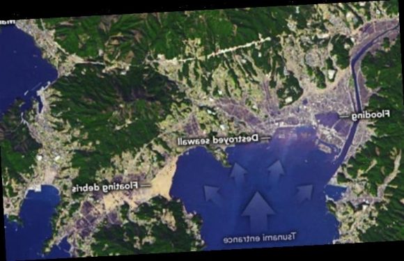 Japan tsunami: Heartbreaking NASA pics reveal scale of destruction on 10th anniversary