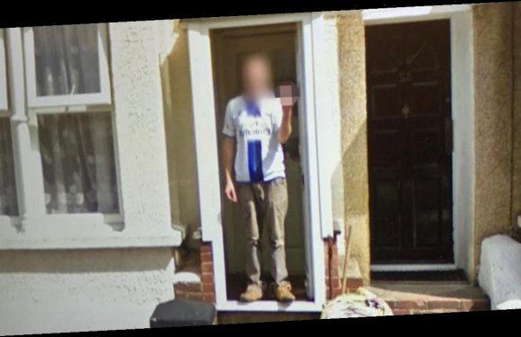 Google Maps captures ‘alcoholic’ Chelsea fan making a very rude gesture