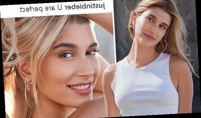 Hailey Bieber glows in stunning snap for Bare Minerals