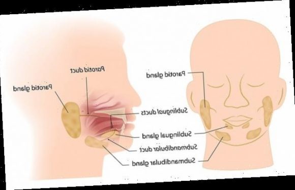 Almost HALF of Covid patients suffer swollen salivary glands