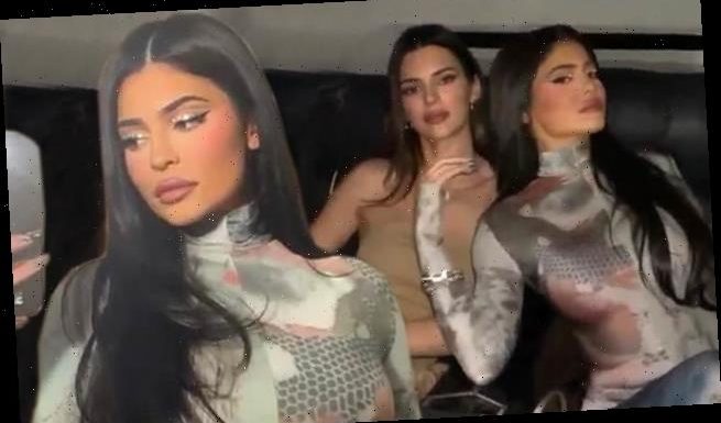 Kylie Jenner looks sensational as she prepares to go out with Kendall