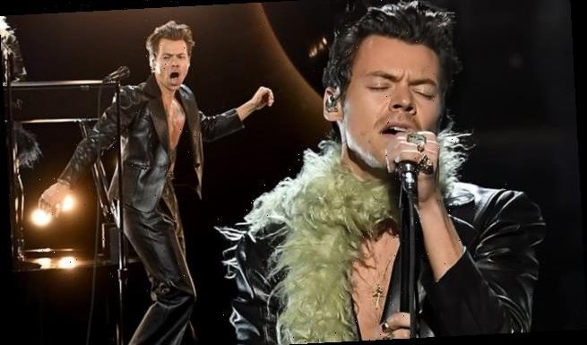 Grammy Awards 2021: Harry Styles opens the ceremony in leather suit