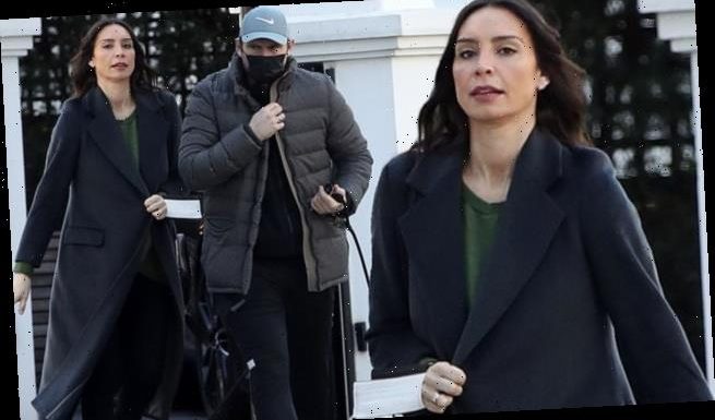Christine Lampard seen for first time since giving birth to her son