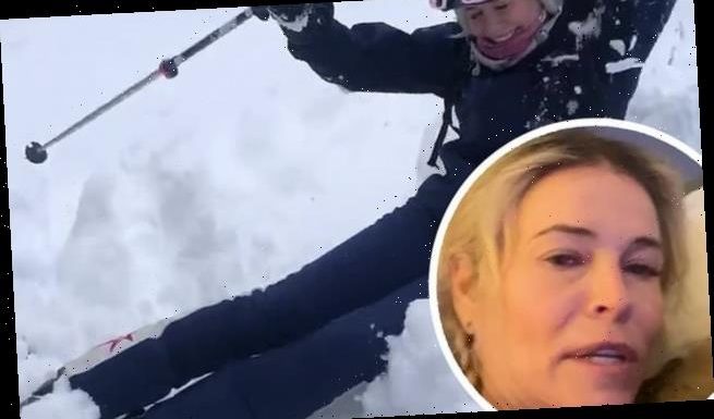 Chelsea Handler tears her meniscus and breaks two toes in ski tumble