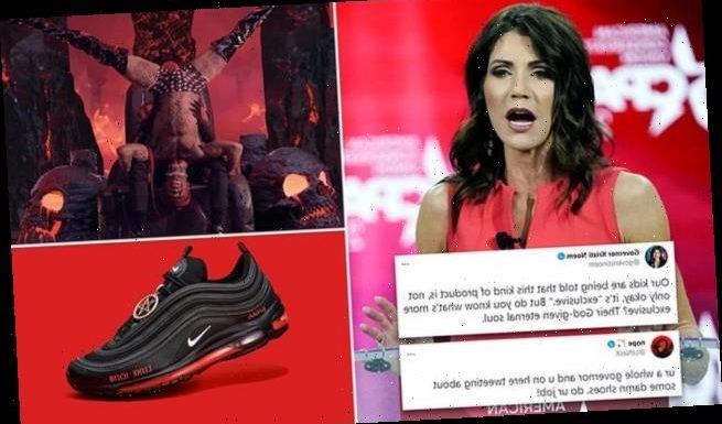 Kristi Noem blasts Lil Nas and Satanic-themed shoes and stripper video