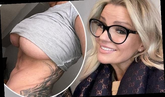 Kerry Katona shares jaw-dropping snap of her toned abs