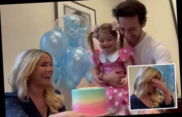 Sugababes star Heidi Range breaks down in tears as she finds out she's having a baby girl