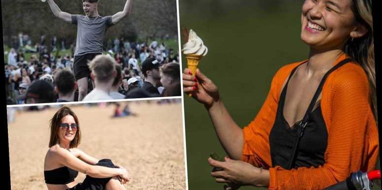 Mini heatwave this week 'could smash 25C March record' as Brits flock outdoors to enjoy Rule of Six freedoms
