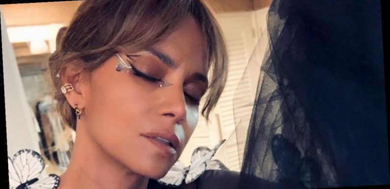 Halle Berry Transforms Her Backyard into a Red Carpet: Pics