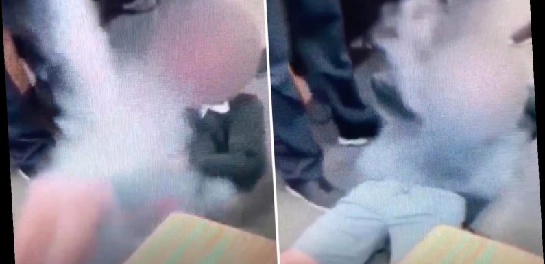 Shocking moment teacher 'pours liquid nitrogen on student's crotch in class experiment that left boy wincing in pain'