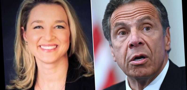 Cuomo sex harass accuser says gov’s office called her on honeymoon in bid to lessen fallout