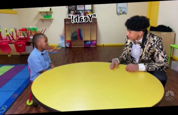 Viral TikTok Star La'Ron Hines Hilariously Quizzes Kids (Including Jabria!) About the Golden Globes