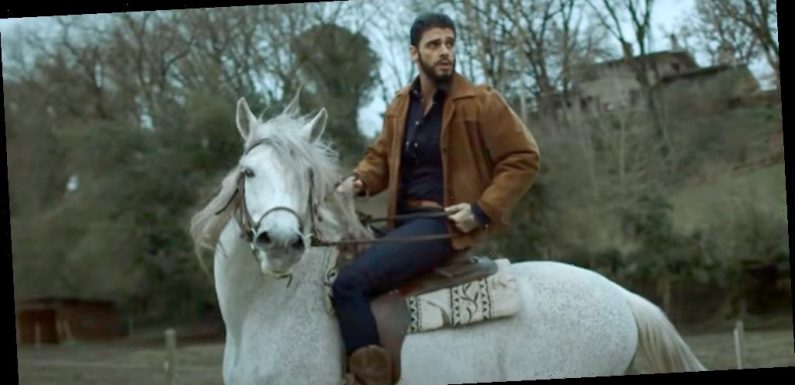 Michele Morrone Rides A Gorgeous White Horse In New ‘Beautiful’ Music Video