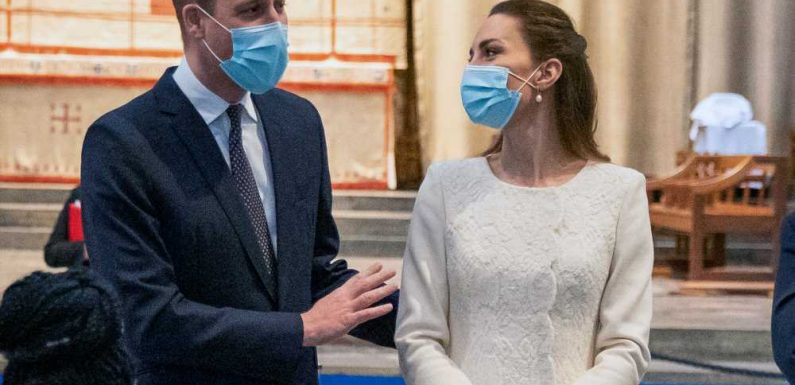 The Duke and Duchess of Cambridge Mark National Day of Reflection With Visit to Vaccination Center