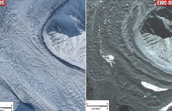 Alaskan glacier is moving 100 TIMES faster than normal