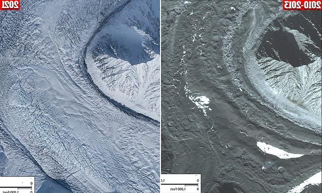 Alaskan glacier is moving 100 TIMES faster than normal