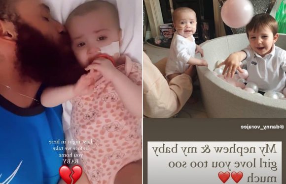 Ashley Cain's daughter Azaylia smiles in adorable new photo as she spends quality time with her cousin in final days