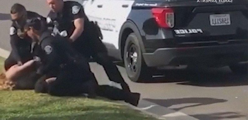 California police officer allegedly punches woman twice in the face during arrest