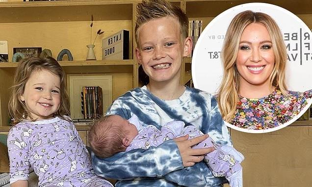 Hilary Duff wanted her son Luca, 9, to watch her give birth