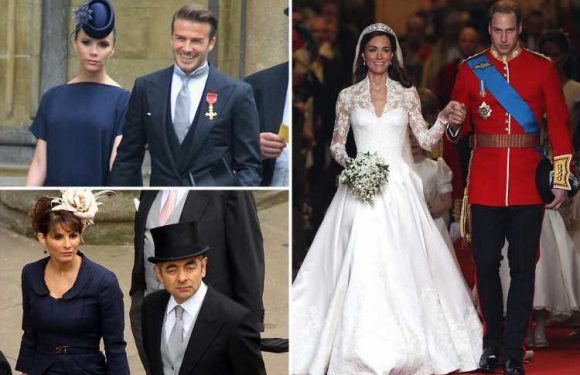 Inside Kate Middleton and Prince William's A-list packed wedding guests – and why Mr Bean made the cut