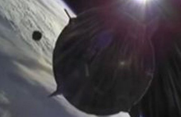 Moment SpaceX capsule almost hit by space debris hours before ‘UFO near-miss’