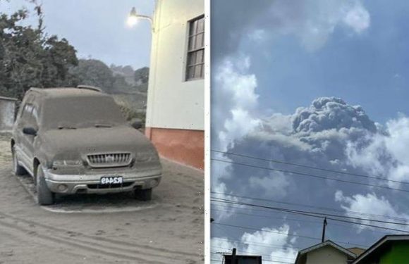 St Vincent volcano eruption: La Soufriere showers Caribbean with ash after explosive event