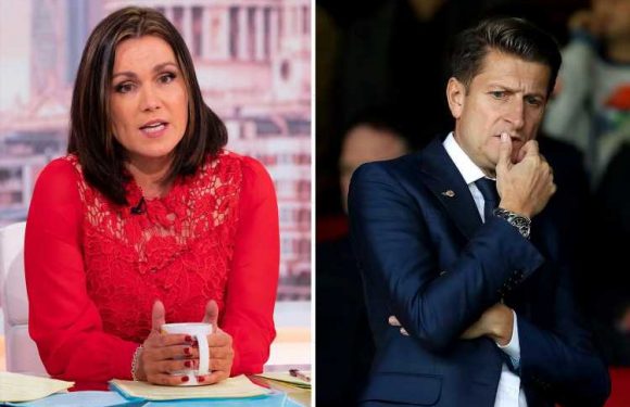 Susanna Reid enjoys swanky meal with on/off boyfriend Steve Parish after 'awkward' Good Morning Britain interview
