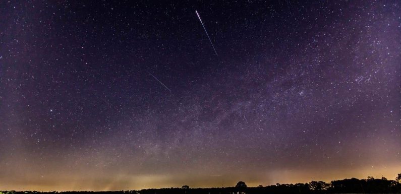 The Lyrid meteor shower will leave 'glowing dust trains' across the sky on Thursday. Here's how to watch.