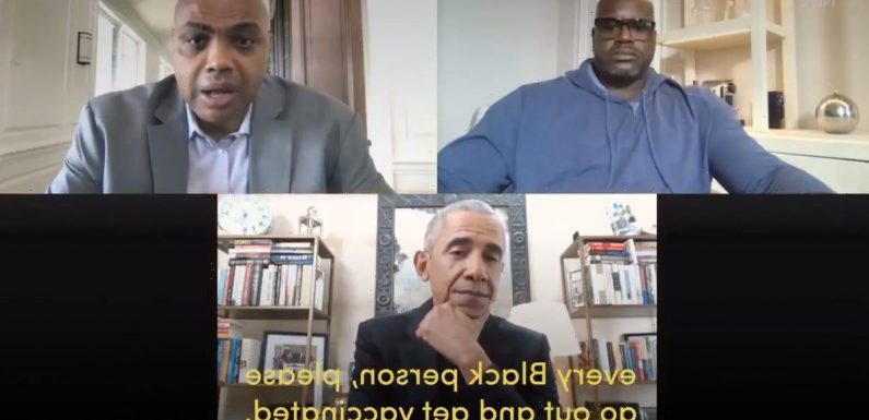 Watch Obama, Shaq, and Charles Barkley team up to combat Black vaccine hesitancy in new video