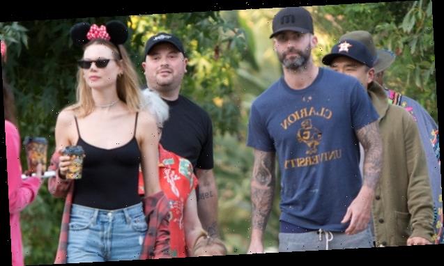 Adam Levine Wears A Dress In Adorable New Family Photo With Wife & Daughters: ‘Girls Just Wanna Have Fun’