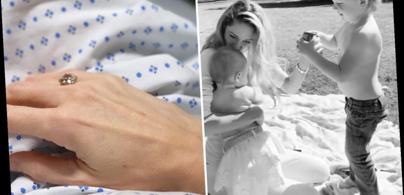 Storm Keating vows to pick up daughter Coco, 1, 'soon' following emergency spinal surgery