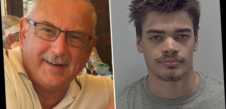 Crazed killer who stabbed grandad, 70, to death in random attack 'just for the sake of killing somebody' is jailed