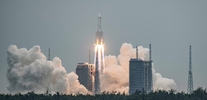 A Chinese Rocket Is Tumbling Back to Earth. Where Will It Land?