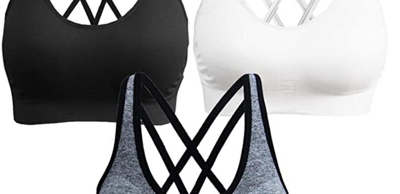 Amazon Shoppers Are Obsessed with This Three-Pack of Sports Bras, and It’s Secretly Up to 72% Off