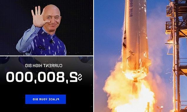 Bids to take a ride on Jeff Bezos' Blue Origin spacecraft approach $3M