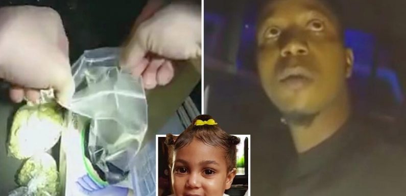 Bodycam vid shows cops mistake urn containing ashes of grieving dad's 2-year-old daughter with DRUGS in traffic stop