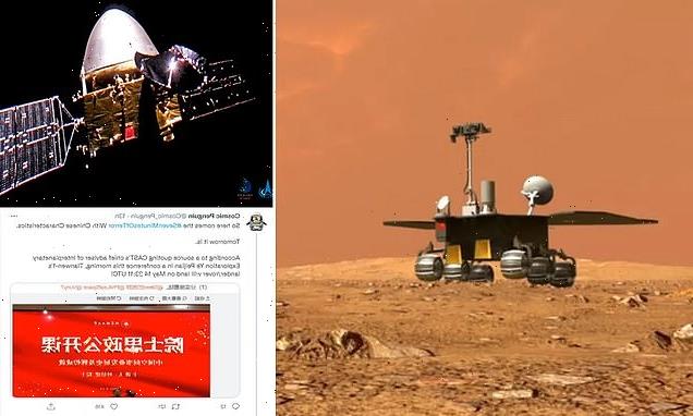 China's Zhurong rover will land on Mars TONIGHT
