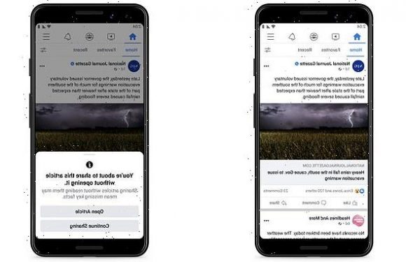 Facebook tests pop-up that asks people to read a link before sharing