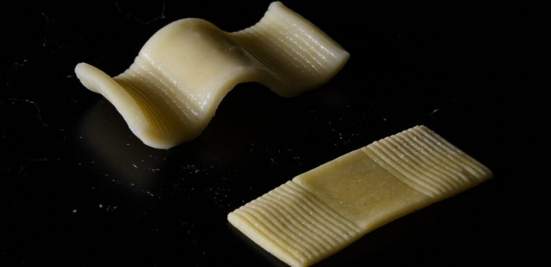 Flat Pasta That Turns Into 3-D Shapes — Just Add Boiling Water