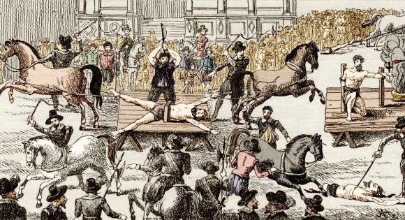 History’s oddest executions from boiling alive to being pulled apart by horses