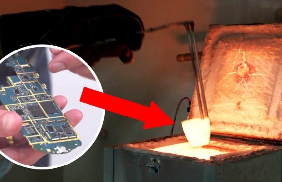 How gold is mined from electronic waste using microbes